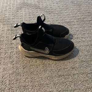 Kid’s Nike Black Flex Slip-On Shoes